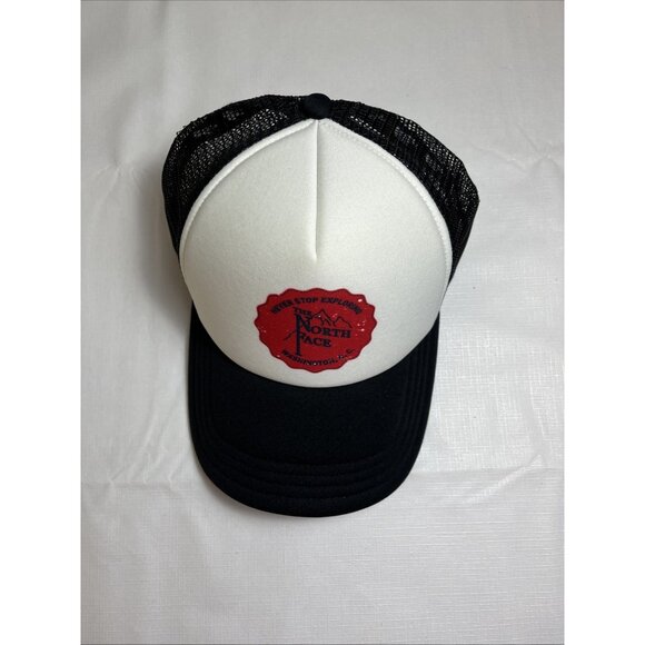 The North Face Trucker Hat Cap Mesh Snap-Back Adjustable Never Stop Exploring DC - Picture 4 of 5